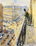 Edvard Munch Street Lafayette, 1891 oil painting reproduction