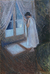 Edvard Munch The Girl by the Window oil painting reproduction