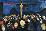 Edvard Munch gGlgotha oil painting reproduction