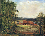 Edvard Munch Maridalen Landscape Oslo oil painting reproduction