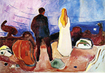 Edvard Munch Lonely Ones oil painting reproduction