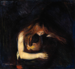 Edvard Munch Love and Pain oil painting reproduction