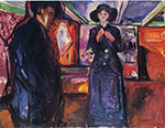 Edvard Munch Man and Woman oil painting reproduction