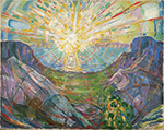 Edvard Munch Sun  oil painting reproduction