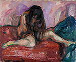 Edvard Munch Weeping Nude oil painting reproduction