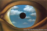 Rene Magritte The False Mirror oil painting reproduction