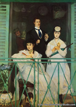 Edouard Manet The Balcony oil painting reproduction