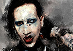 Marilyn Manson painting for sale