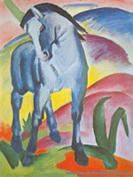 Franz Marc Blue Horse I oil painting reproduction