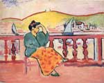 Henri Matisse Woman on a Terrace oil painting reproduction