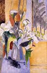 Henri Matisse Bouquet of Flowers on a Verandah oil painting reproduction