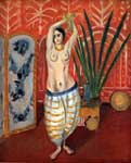 Henri Matisse Odalisque with a Green Plant and Screen oil painting reproduction