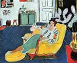 Henri Matisse Young Girl with a Yellow Sofa oil painting reproduction