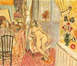 Henri Matisse The Artist and his Model oil painting reproduction
