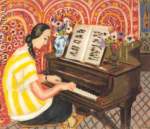 Henri Matisse Young Girl at the Piano oil painting reproduction