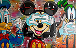 Mickey Mouse Graffiti painting for sale