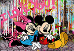 Mickey & Minnie Graffiti painting for sale