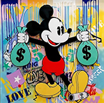 Mickey Mouse Money Bags painting for sale