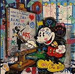 Mickey Mouse Artist painting for sale
