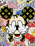 Mickey Mouse Eyes painting for sale