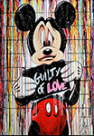 Mickey Mouse Guilty of Love painting for sale