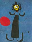 Joan Miro Woman in Front of the Sun oil painting reproduction