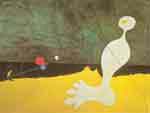 Joan Miro Person Throwing a Stone at a Bird oil painting reproduction