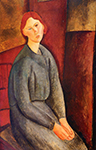 Amedeo Modigliani Annie Bjarne oil painting reproduction