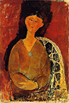 Amedeo Modigliani Beatrice Hastings, Seated oil painting reproduction