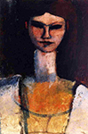 Amedeo Modigliani Bust of a Young Woman oil painting reproduction