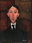 Amedeo Modigliani Bust of Manuel Humbert oil painting reproduction