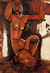 Amedeo Modigliani Caryatid oil painting reproduction