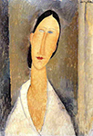 Amedeo Modigliani Hanka Zborowska - 1919 oil painting reproduction