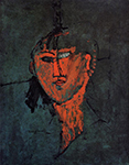 Amedeo Modigliani Head - 1915 oil painting reproduction