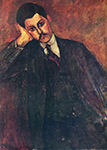Amedeo Modigliani Jean Alexandre - 1909 oil painting reproduction