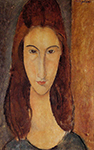 Amedeo Modigliani Jeanne Hebuterne - 1918 oil painting reproduction