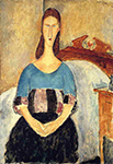 Amedeo Modigliani Jeanne H?buterne - 1919 oil painting reproduction