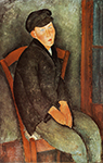 Amedeo Modigliani Jeune homme assis oil painting reproduction