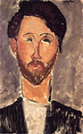 Amedeo Modigliani Leopold Zborowski - 1917 oil painting reproduction