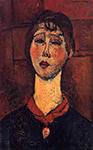 Amedeo Modigliani Madame Dorival - 1916  oil painting reproduction