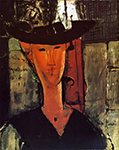 Amedeo Modigliani Madame Pompadour oil painting reproduction