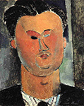 Amedeo Modigliani Pierre Reverdy - 1915 oil painting reproduction