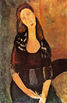 Amedeo Modigliani Portrait de jeanne H?buterne (2) oil painting reproduction