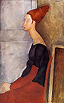 Amedeo Modigliani Portrait de Jeanne H?buterne (3) oil painting reproduction