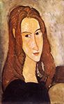Amedeo Modigliani Portrait de Jeanne H?buterne 2 oil painting reproduction
