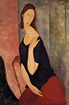 Amedeo Modigliani Portrait de Madame L - 1917 oil painting reproduction
