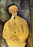 Amedeo Modigliani Portrait de Mo?se Kisling oil painting reproduction