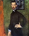 Amedeo Modigliani Portrait de Paul Alexandre - 1909 oil painting reproduction