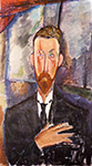 Amedeo Modigliani Portrait de Paul Alexandre - 1913 oil painting reproduction