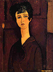 Amedeo Modigliani Portrait of a Girl - 1918-1919 oil painting reproduction